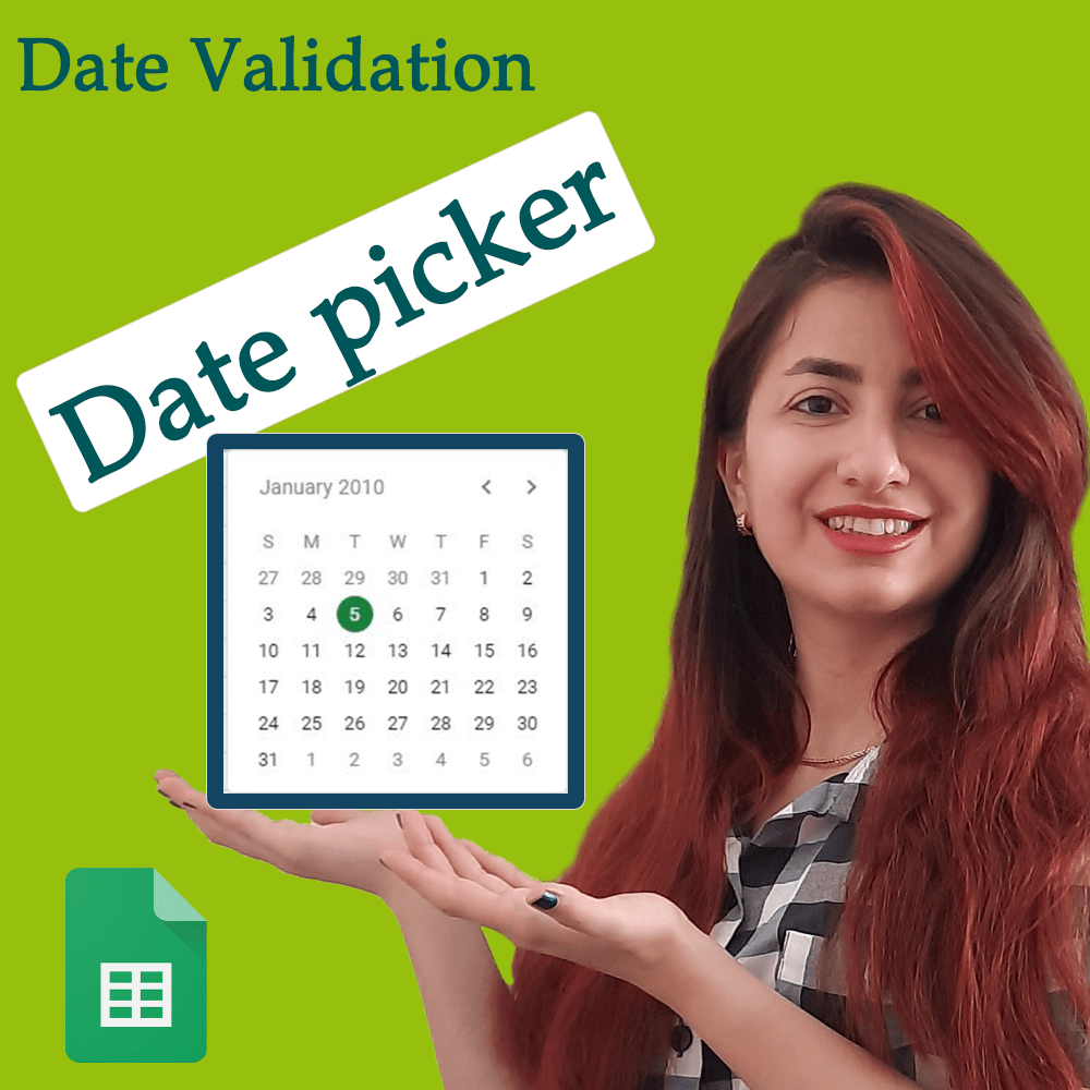 Creating Date Pickers And Validating Dates In Google Sheets 