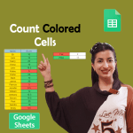 Count Cells Based on Color in Google Sheets
