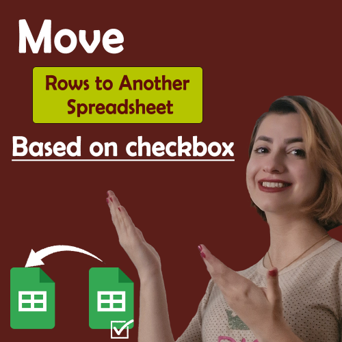 Move entire row from one spread sheet to another spread sheet based on checkbox