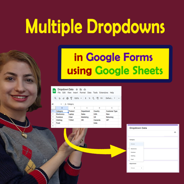 Automatically Populate Multiple Dropdowns in Google Forms using Google Sheets