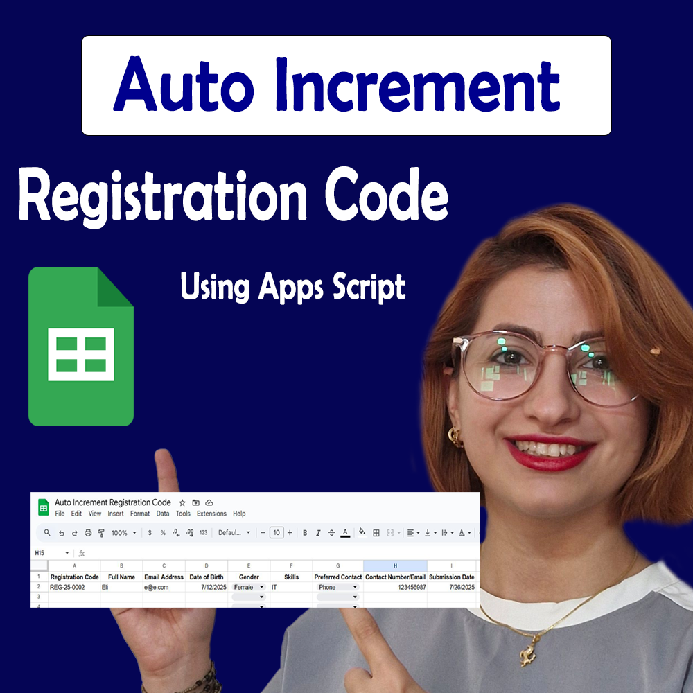 Main Page 17 A Step-by-Step Guide to Auto Incrementing Registration Codes in Google Sheets (with Apps Script)