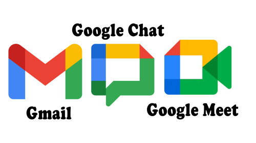 Google Chat, Gmail, Google Meet