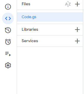 Google Apps Script Editor