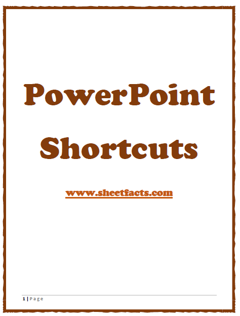 ppt shortcuts ppt shortcuts