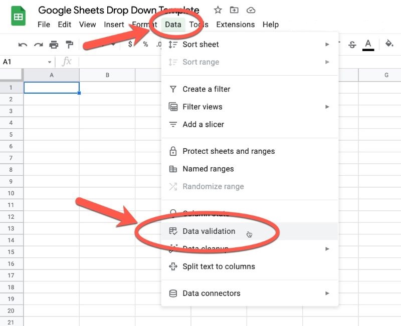 How to Add a Dropdown Menu in Google Sheets: Step-by-Step Guide (2025)