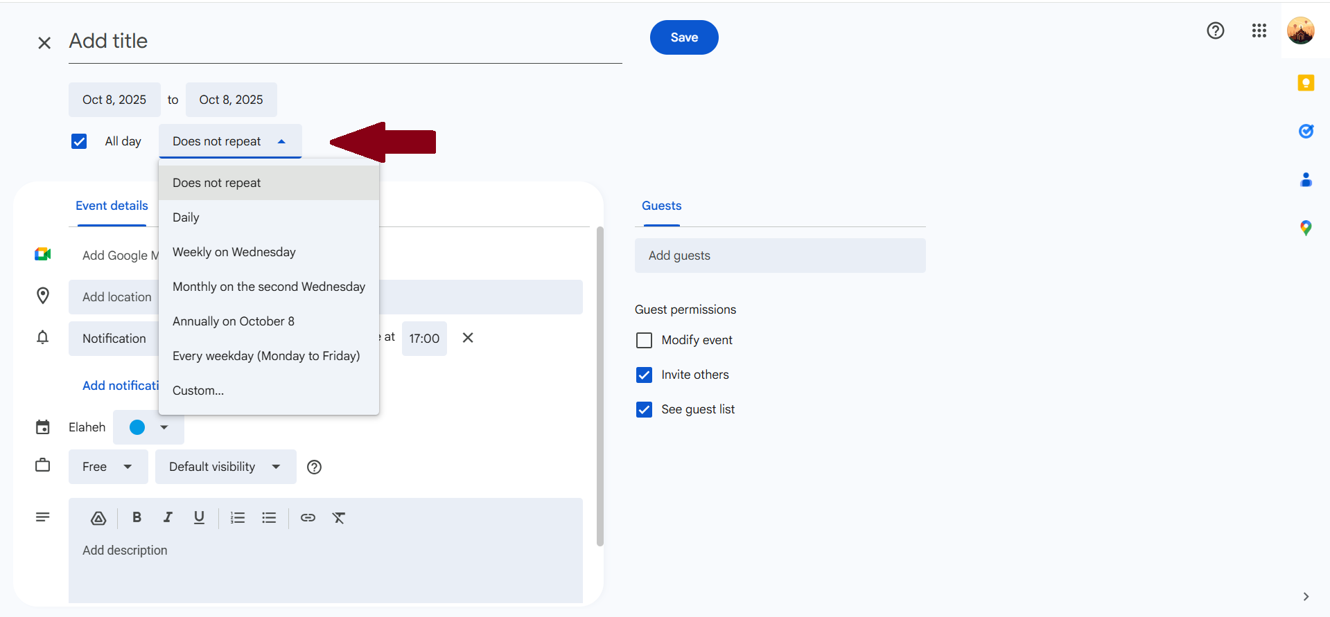 Using Google Calendar to Optimize Your Schedule 5 google calendar