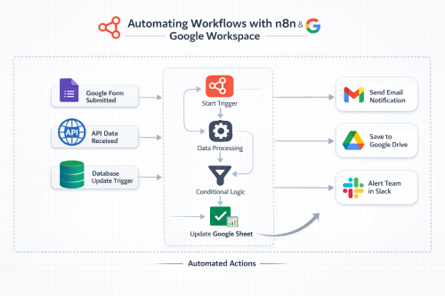 using n8n with Google Workspace